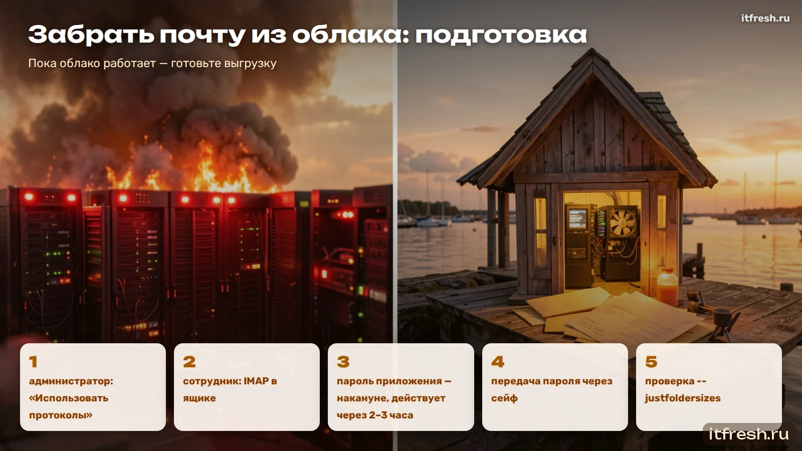 Забрать почту из облака: подготовка
