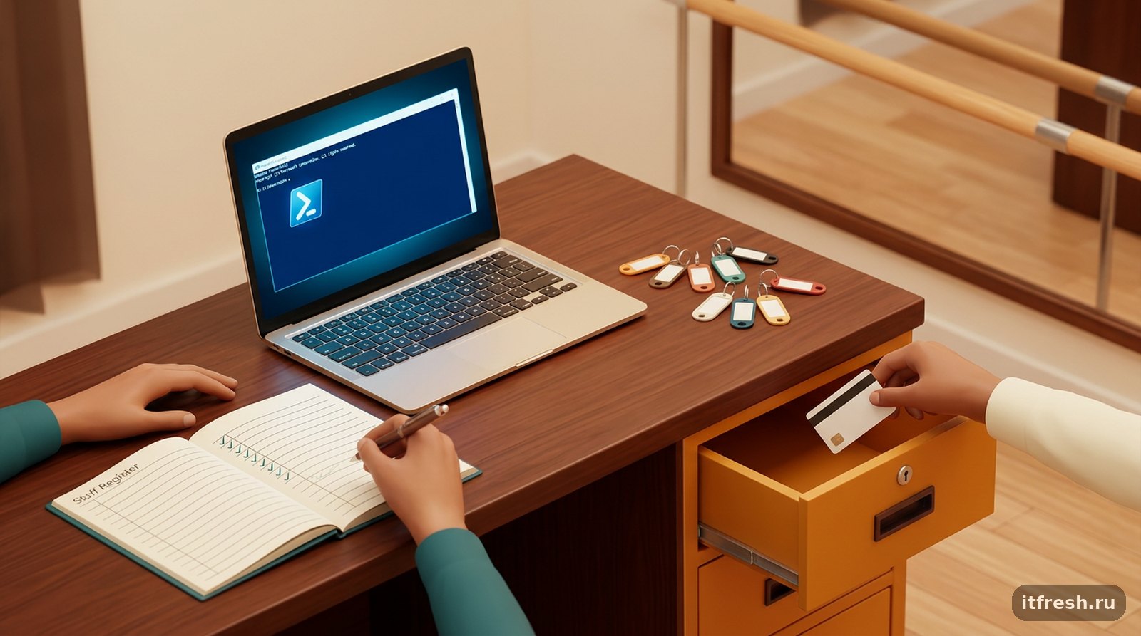 Автоматизация Active Directory через PowerShell: приём и увольнение сотрудников в небольшом офисе