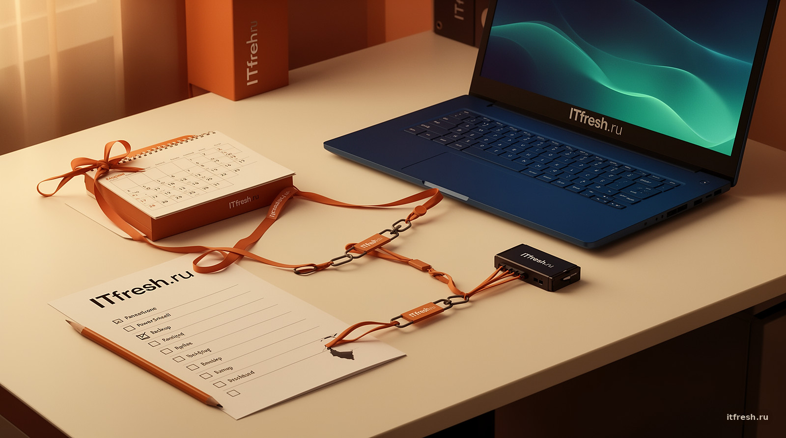 Календарь и путь к файлу показывают запуск PowerShell по расписанию