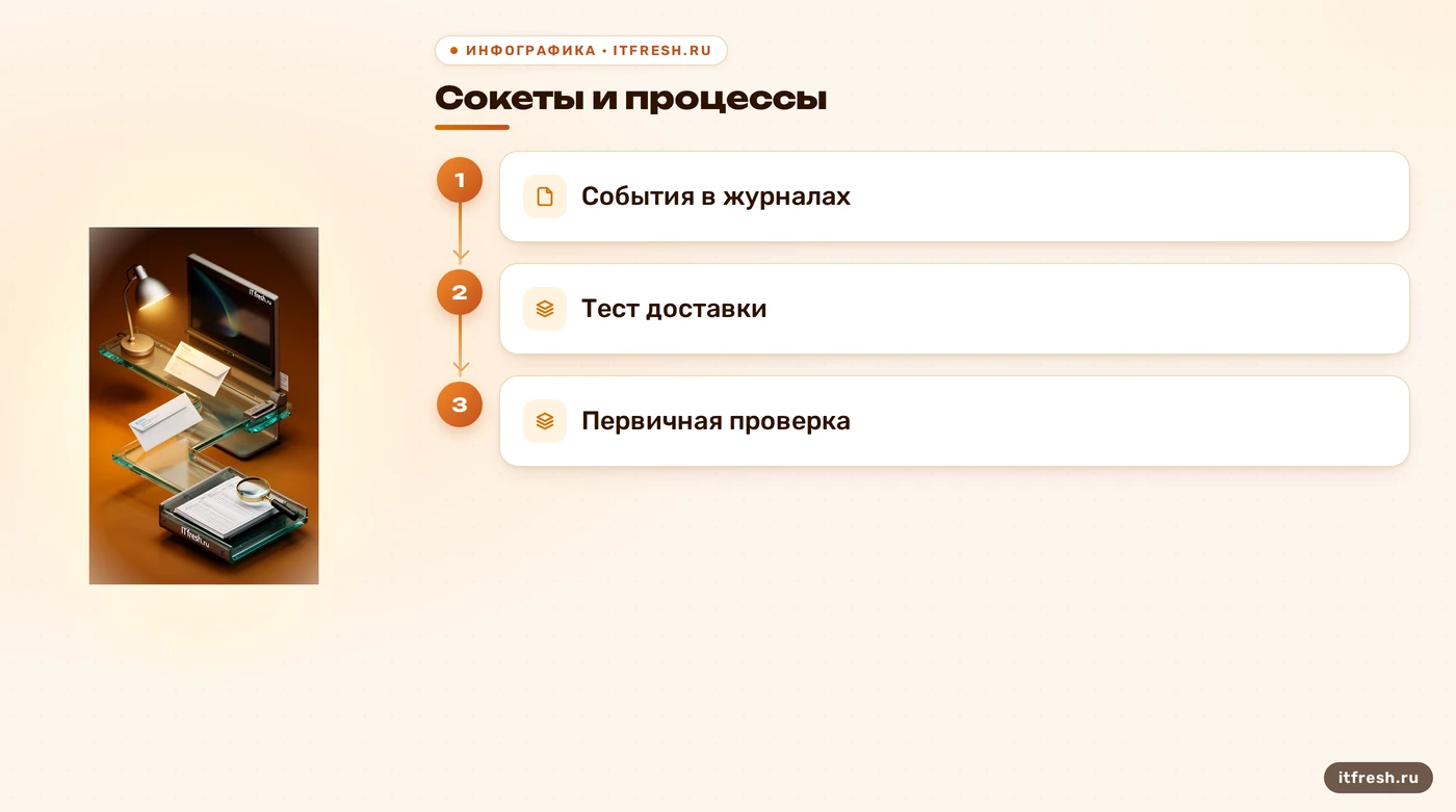 Три независимые проверки почтовой системы