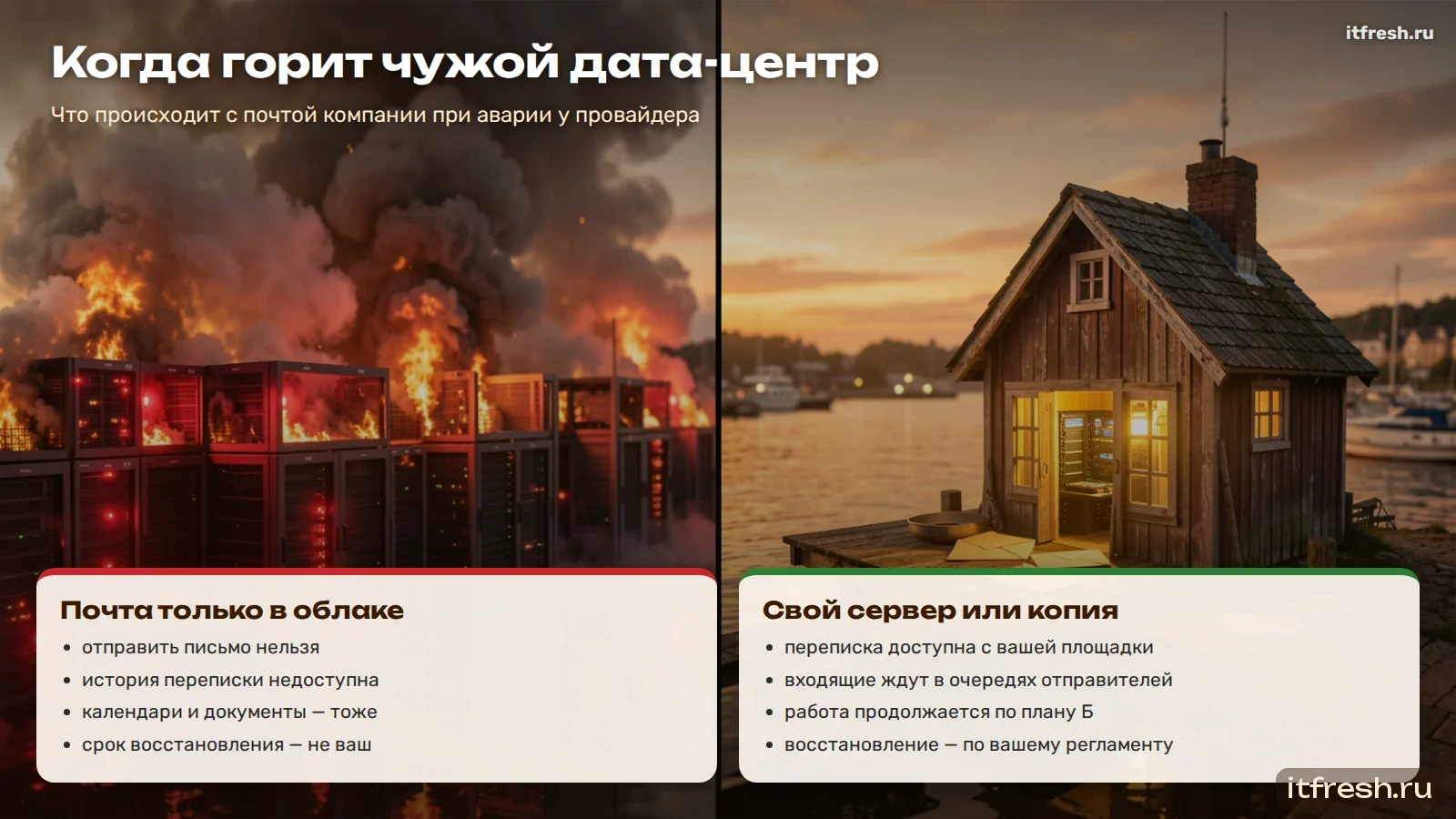 Когда горит чужой дата-центр