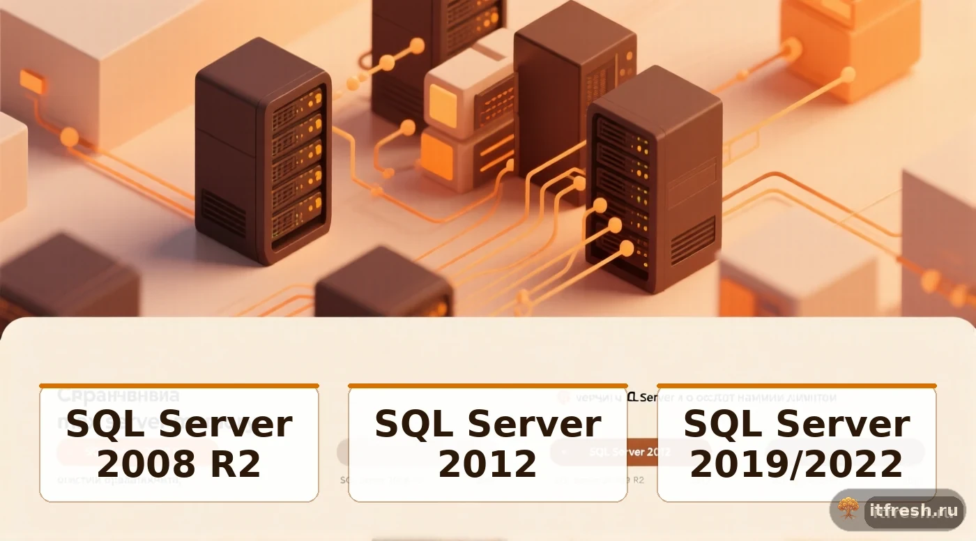 Сравнение охвата памяти лимитом max server memory в разных версиях SQL Server