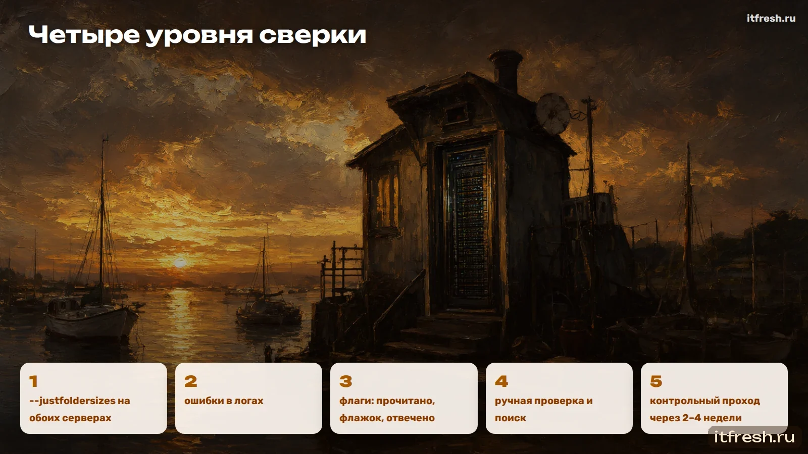 Четыре уровня сверки
