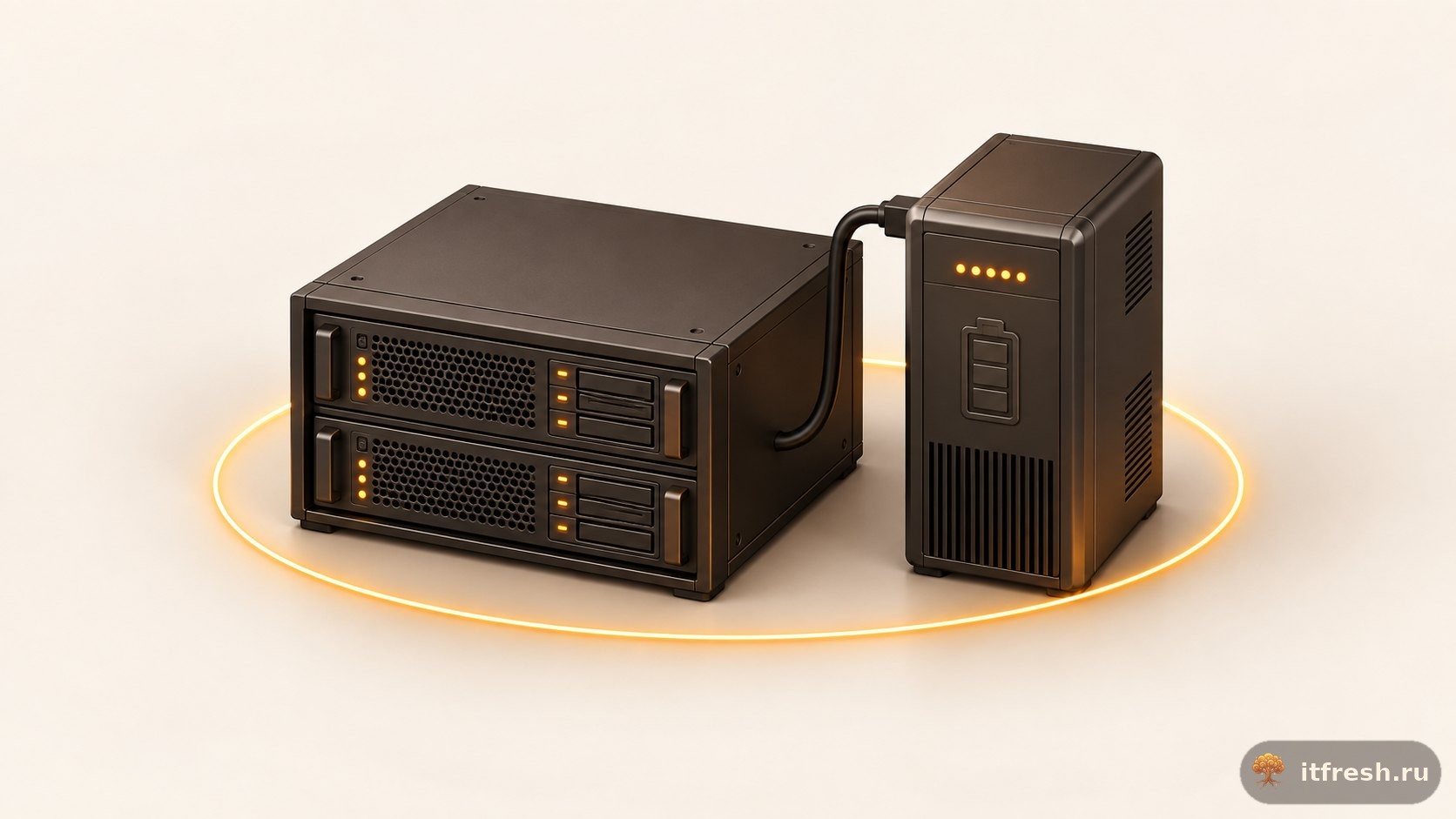Два сервера сгорели при отключении света: мониторинг UPS для оператора связи