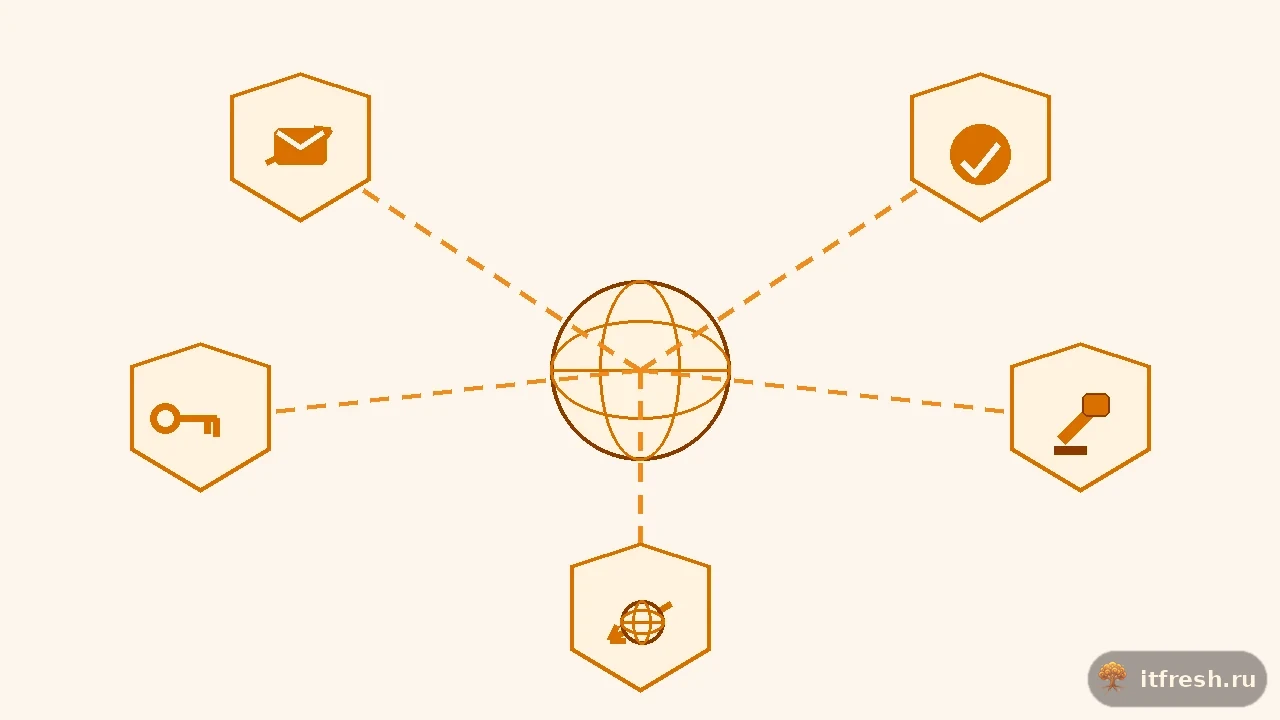 Схема DNS-записей для почтового сервера: MX, A, SPF, DKIM, DMARC, PTR