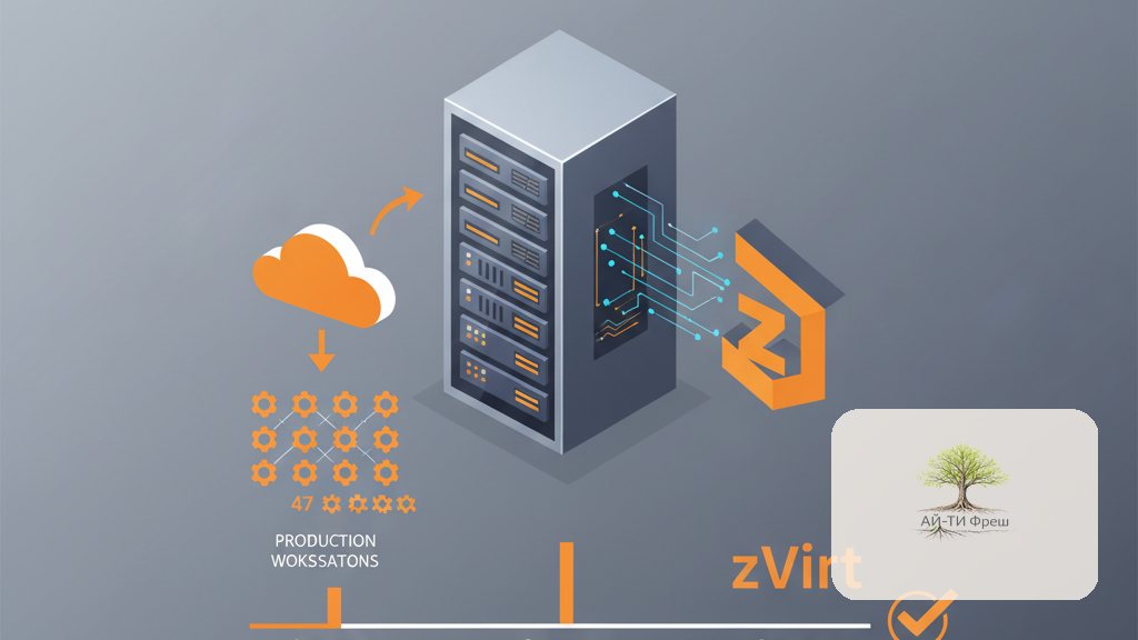 Заменили VMware на zVirt за 3 недели у клиента-производства 47 РМ