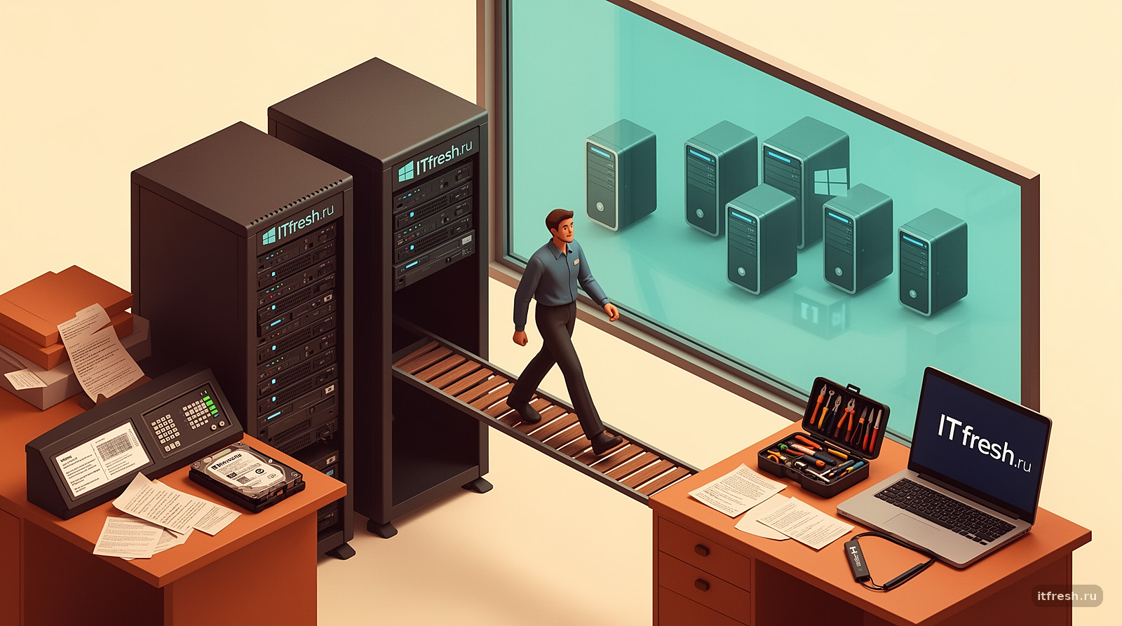 Администратор объединяет типовые задачи серверов в панели Windows Admin Center