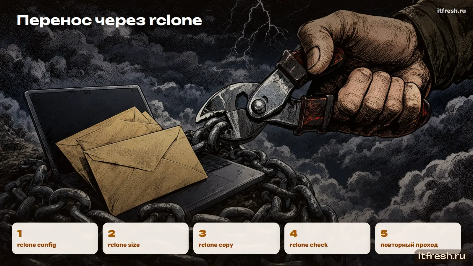 Перенос через rclone