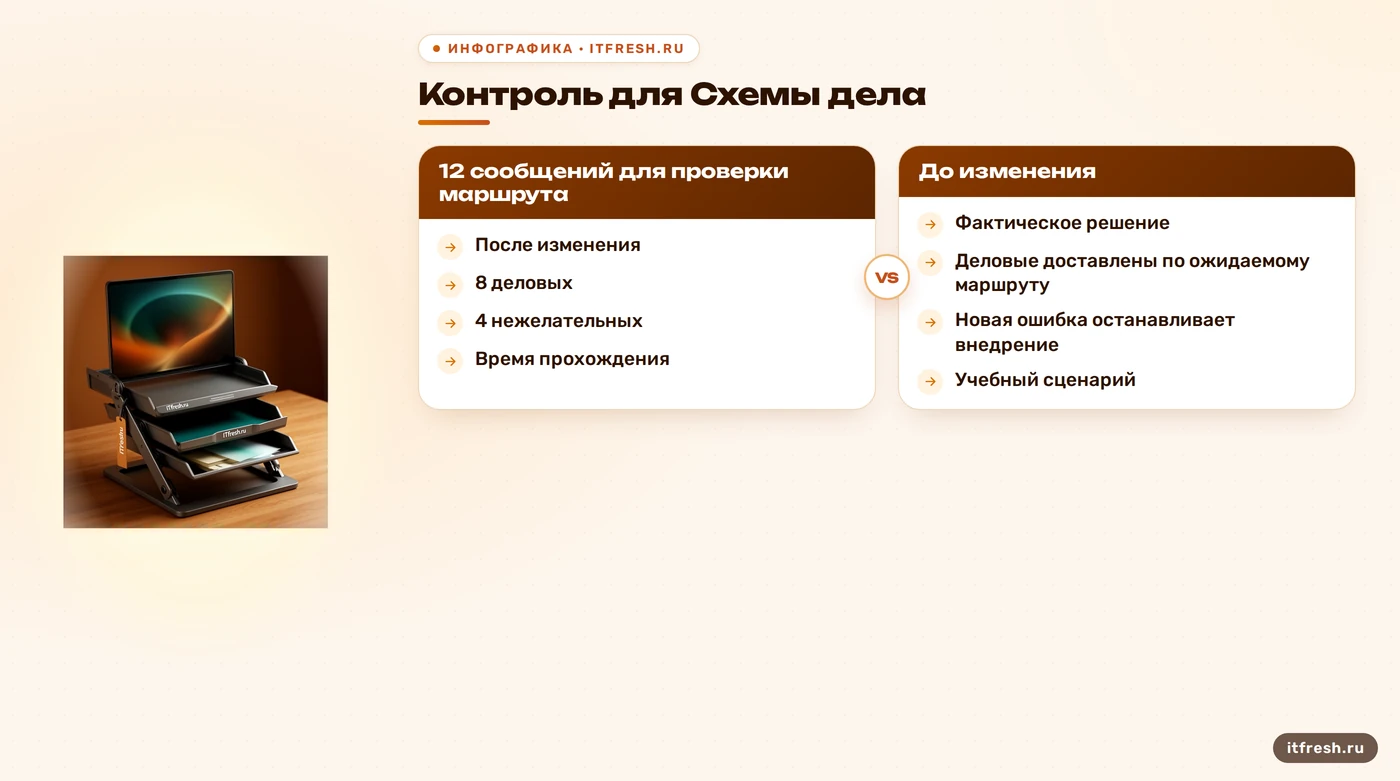 Учебная приёмка антиспама Zimbra: сравнение доставки 8 деловых и 4 нежелательных сообщений